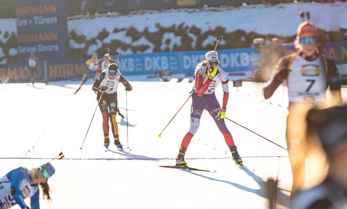 Markéta Davidová, stíhací závod žen na SP Hochfilzen 2025